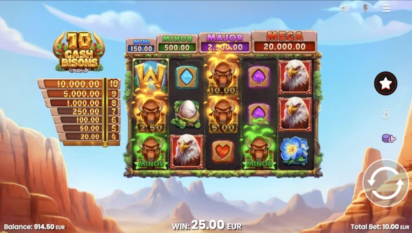 10 Cash Bisons base game review 10 Cash Bisons base game review
