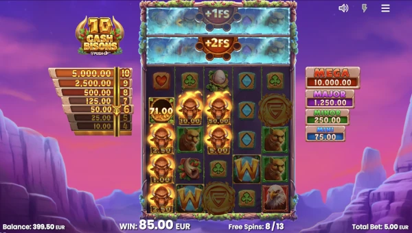 10 Cash Bisons free spins 10 Cash Bisons free spins