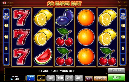 20 Super Hot slot free play demo