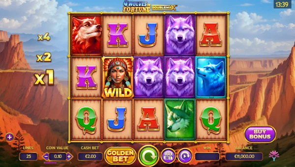 4 Wolves of Fortune DoubleMax base game review 4 Wolves of Fortune DoubleMax base game review
