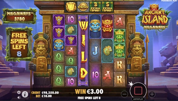 Ancient Island Megaways free spins