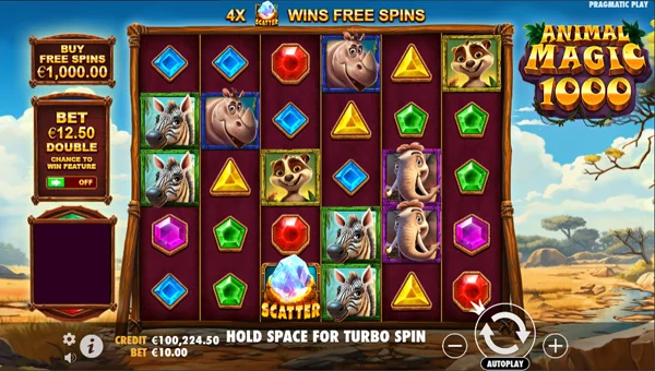 Animal Magic 1000 base game review