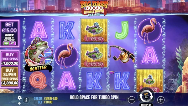 Big Bass Vegas Double Down Deluxe base game review