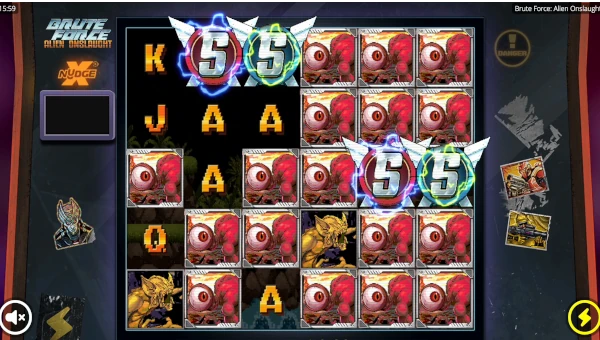 Brute Force Alien Onslaught free spins