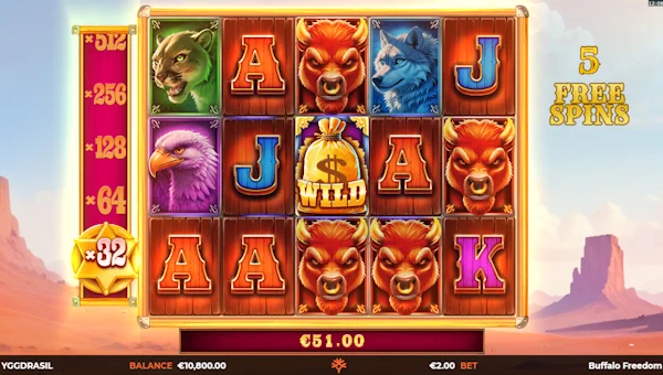 Buffalo Freedom DoubleMax free spins Buffalo Freedom DoubleMax free spins