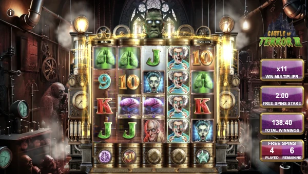 Castle of Terror 2 free spins