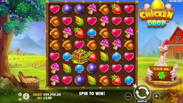 Chicken Drop base game review