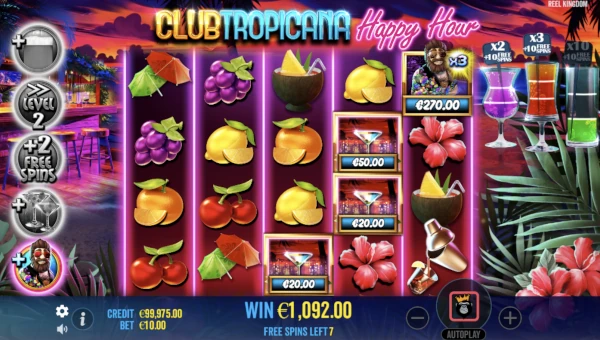 Club Tropicana Happy Hour free spins Club Tropicana Happy Hour free spins