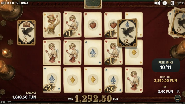Deck of Scurra free spins