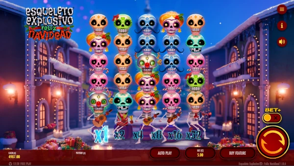Esqueleto Explosivo Feliz Navidead base game review