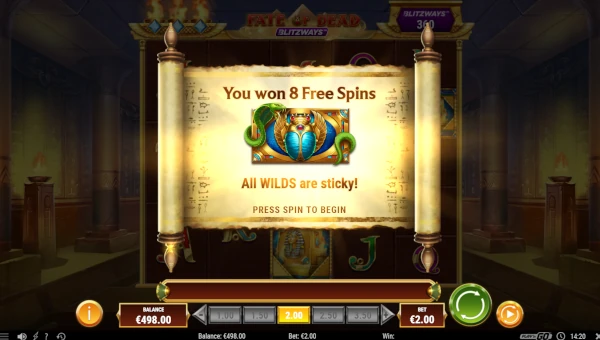 Fate of Dead Blitzways free spins Fate of Dead Blitzways free spins