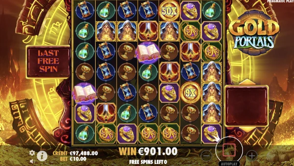 Gold Portals free spins