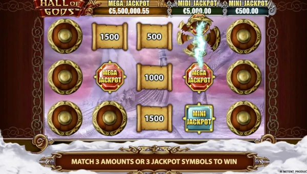Hall of Gods free spins