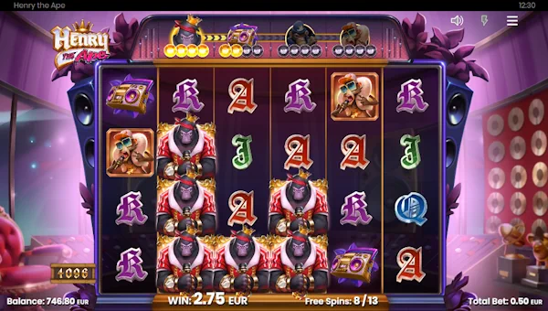 Henry the Ape free spins Henry the Ape free spins