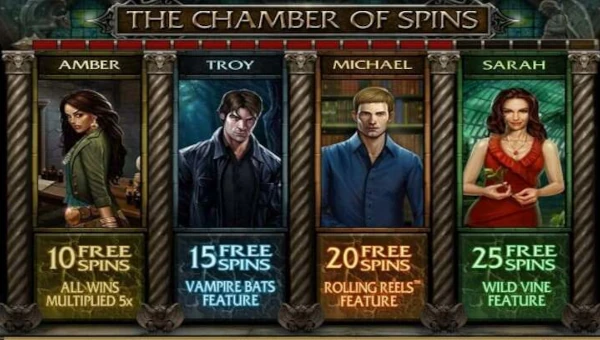 Immortal Romance free spins
