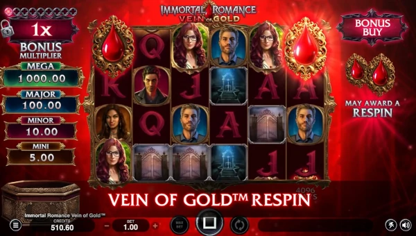 Immortal Romance Vein of Gold base game review Immortal Romance Vein of Gold base game review