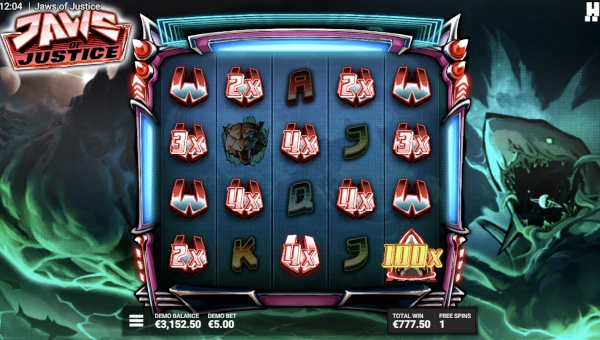 Jaws of Justice free spins