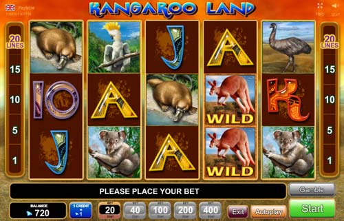 Kangaroo Land slot free play demo