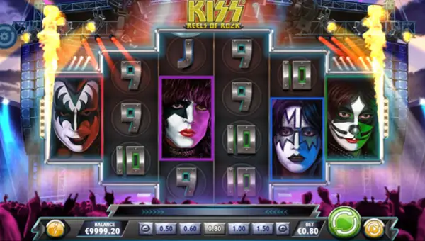 Kiss Reels of Rock base game review