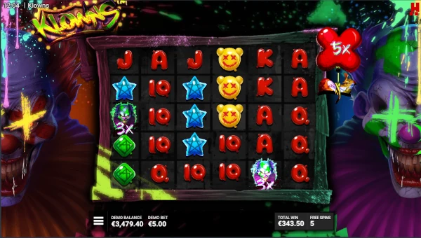 Klowns free spins