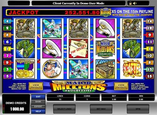 Major Millions slot free play demo