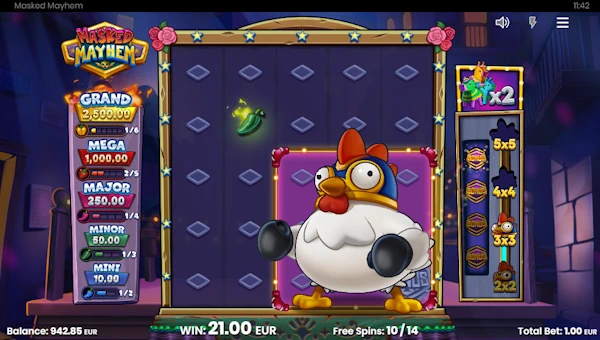 Masked Mayhem free spins Masked Mayhem free spins