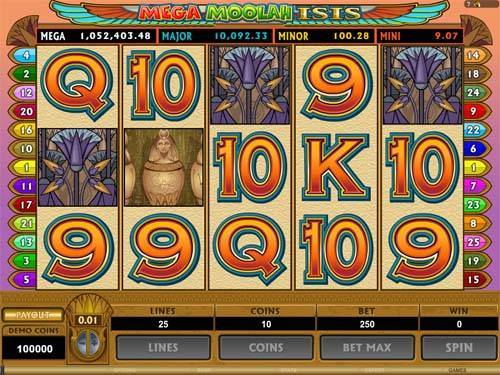 Mega Moolah Isis slot free play demo