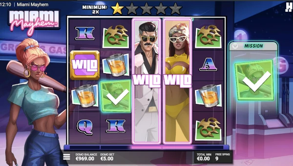 Miami Mayhem free spins