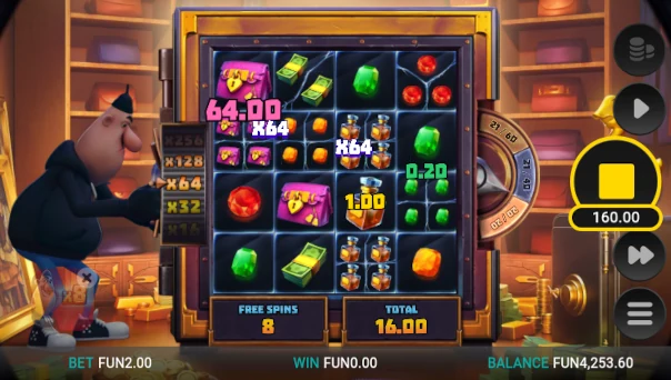 Midnight Marauder Clusterbreaker free spins