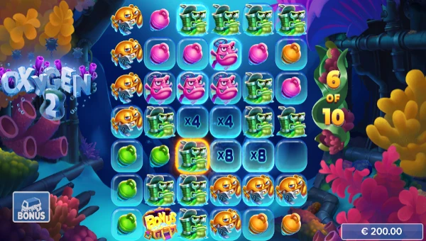 Oxygen 2 free spins