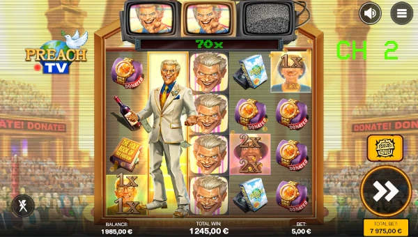 Preach TV free spins