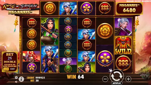 Rise of Samurai Megaways base game review