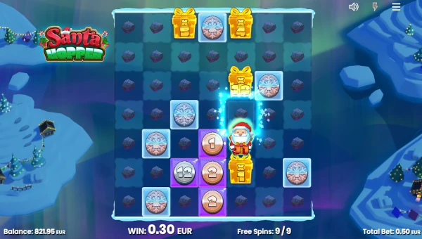 Santa Hopper free spins