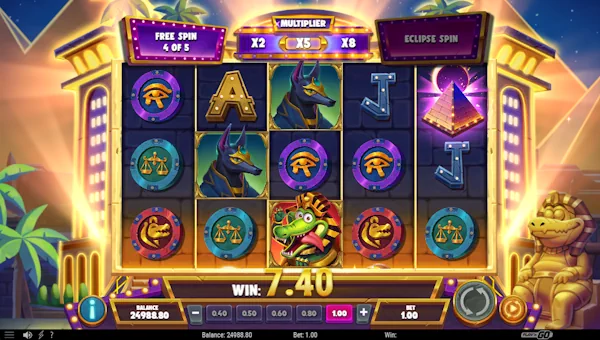 Sobeks Godly Spins free spins