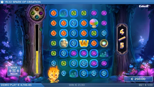 Spark of Creation free spins
