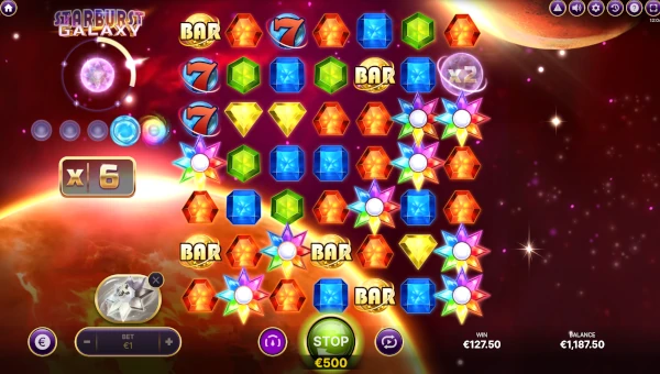 Starburst Galaxy free spins