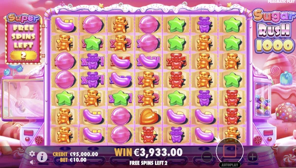 Sugar Rush 1000 free spins