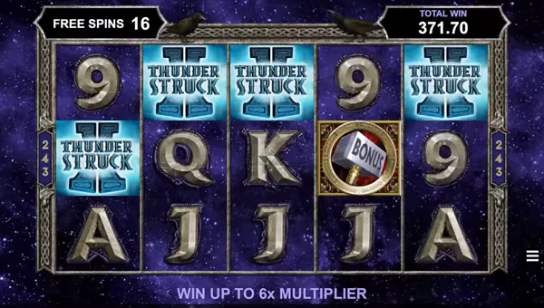 Thunderstruck 2 free spins