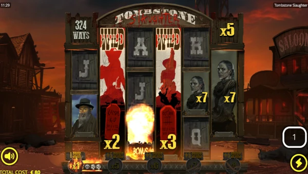 Tombstone Slaughter El Gordos Revenge free spins