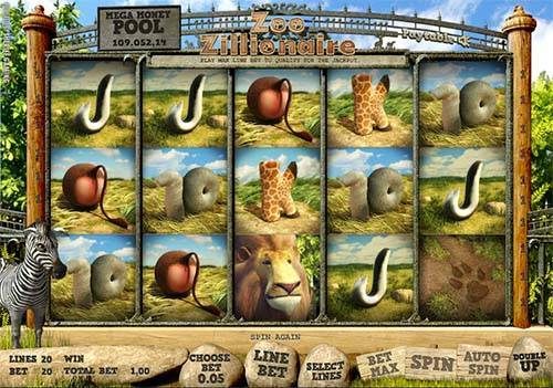 Zoo Zillionaire slot free play demo
